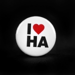 I love HA - Button